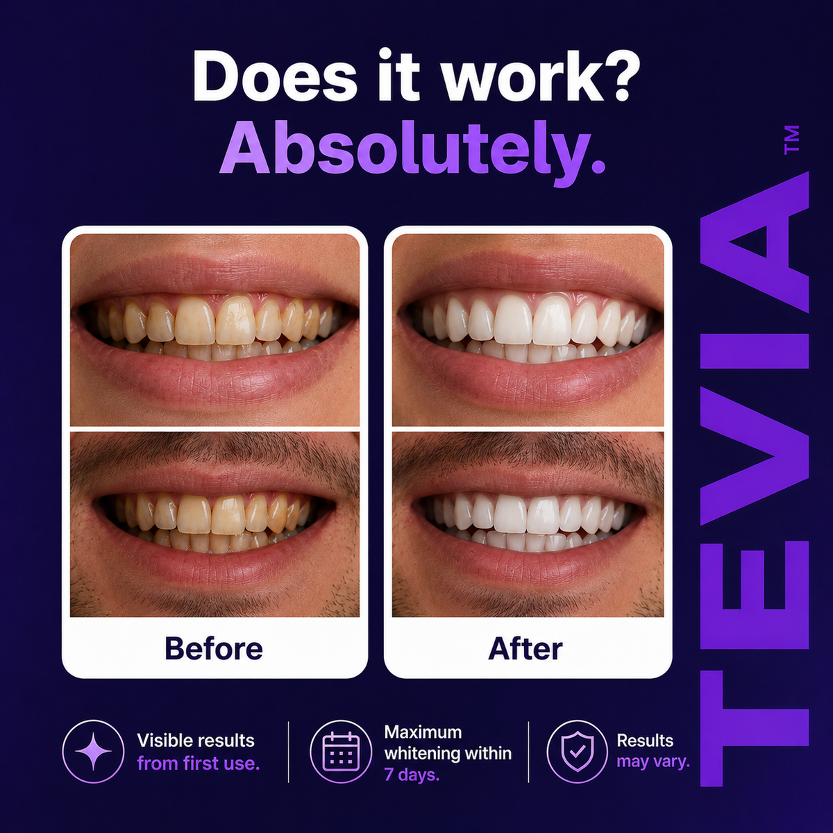 Tevia Whitening Strips