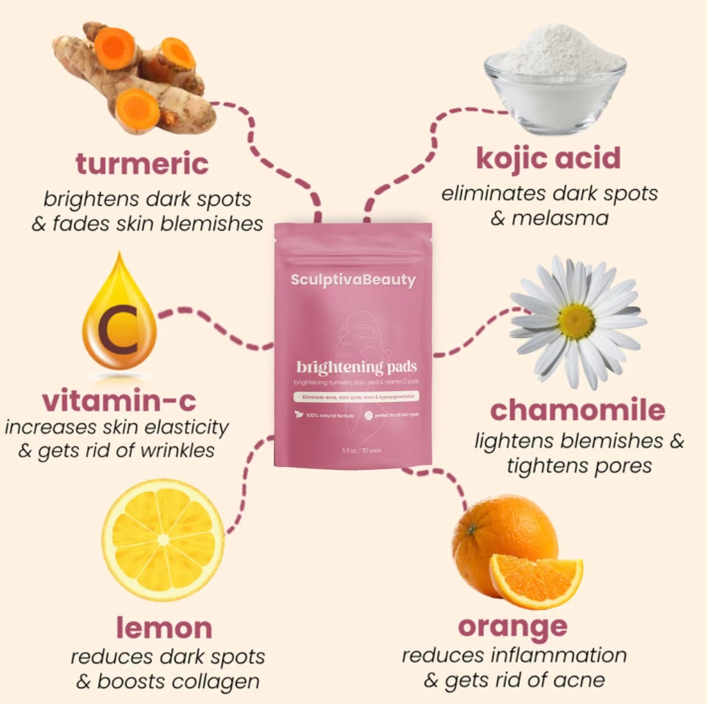 SculptivaBeauty Brightening Pads