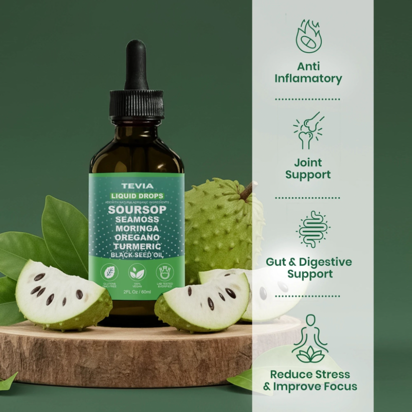 Tevia 10-in-1 Soursop Cleanse Drops